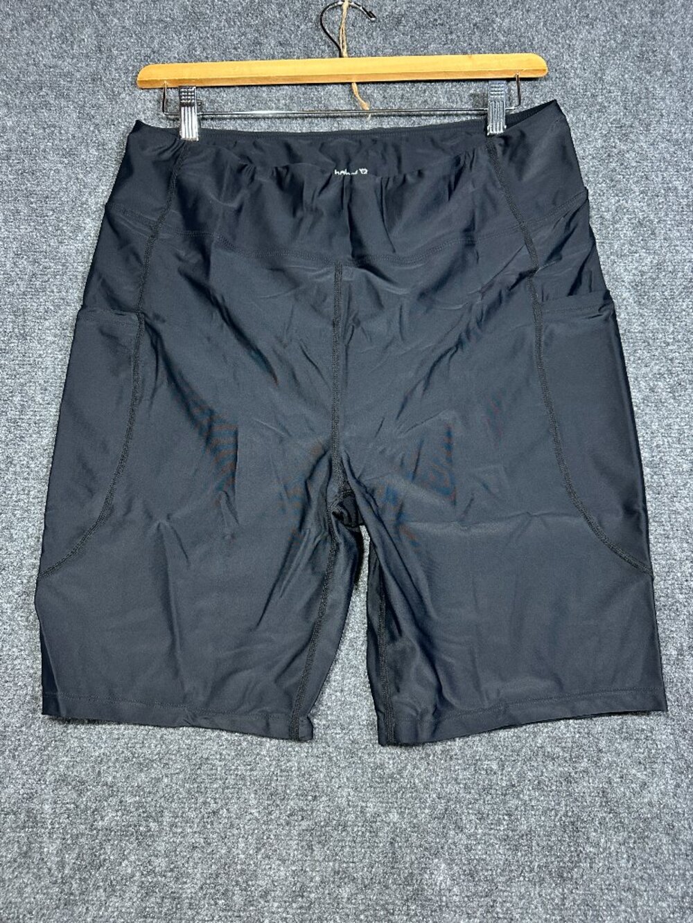 Baleaf CompressionShorts Womens 3XL Black Stretch Pockets Pullon